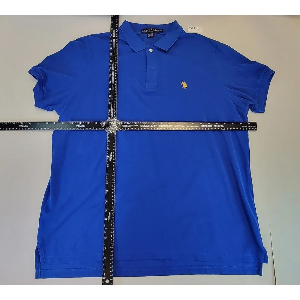 U.S. Polo Assn. Blue Polo Shirt Mens XXL Classic Fit Short Sleeve‎